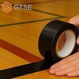 GTSE 50mm x 33m Black Floor Tape PVC Vinyl Safety Marking 0.15mm Thick view 3