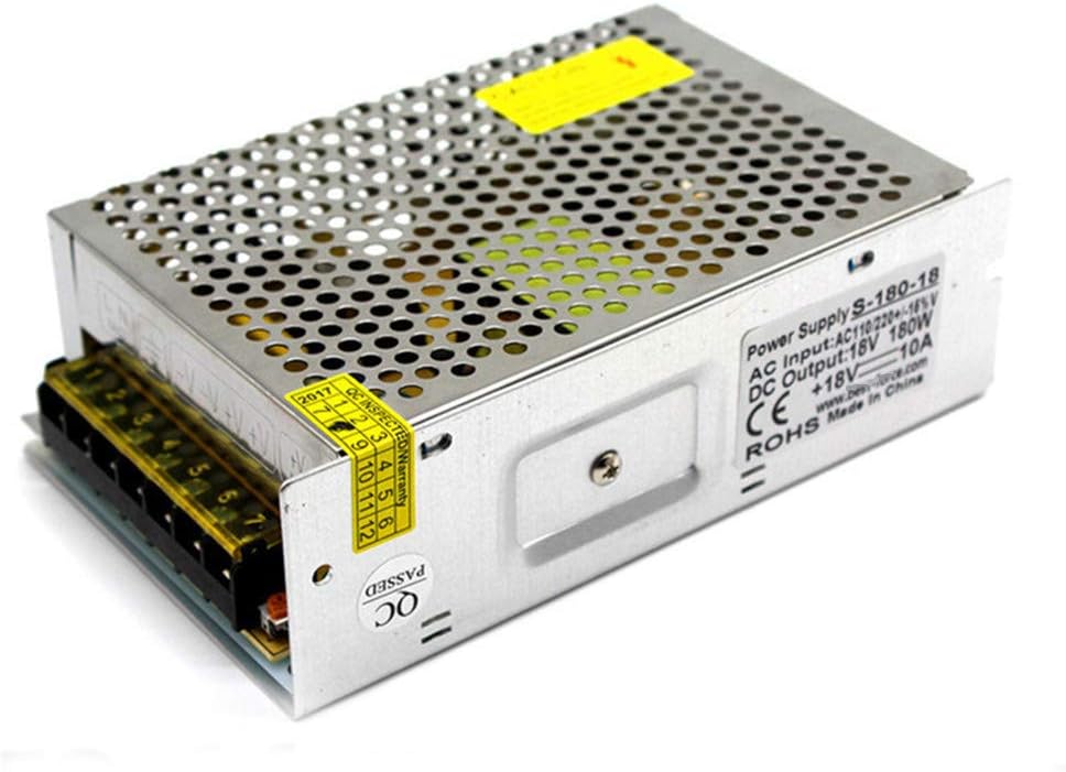 18V 10A 180W LED Driver Switching Power Supply Monitoring Power Supply Industrial Power Transformer 110/220VAC-DC18V