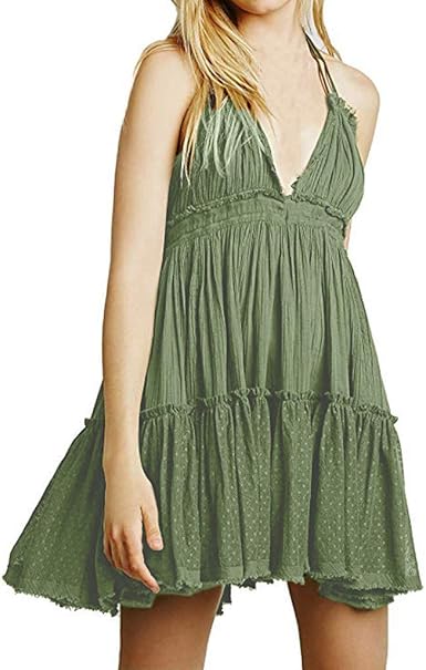 womens summer halter dresses