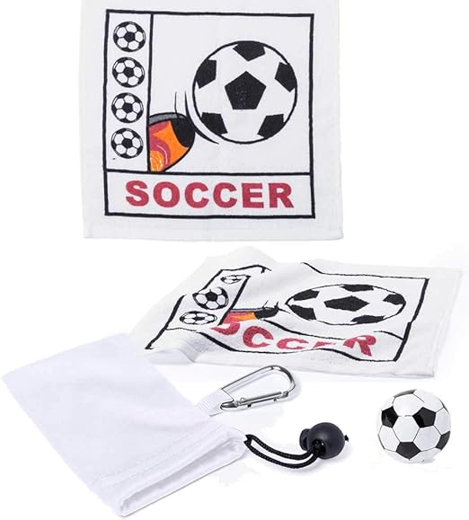 Mini Toalla balón Fútbol, Lote 12 Toallas, se presentan en Bolsa Llavero Nylon. Regalos Originales para entregar a los Invitados en una Boda, comunión o Bautizo. Regalar Toallas Originales: Amazon.es: Hogar