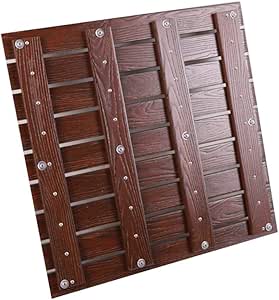 TH26 Bambú Estera del Piso de la Ducha del Desgaste de Rejilla Hueco