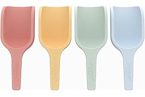 Inspire My Play - 4 x Mini Silicone Scoops - Perfect for Sensory PlayTray - Sensory Bin Accessories - Special Education Classroom Supplies - Montessori Education Toys - Multi-Purpose Shovel