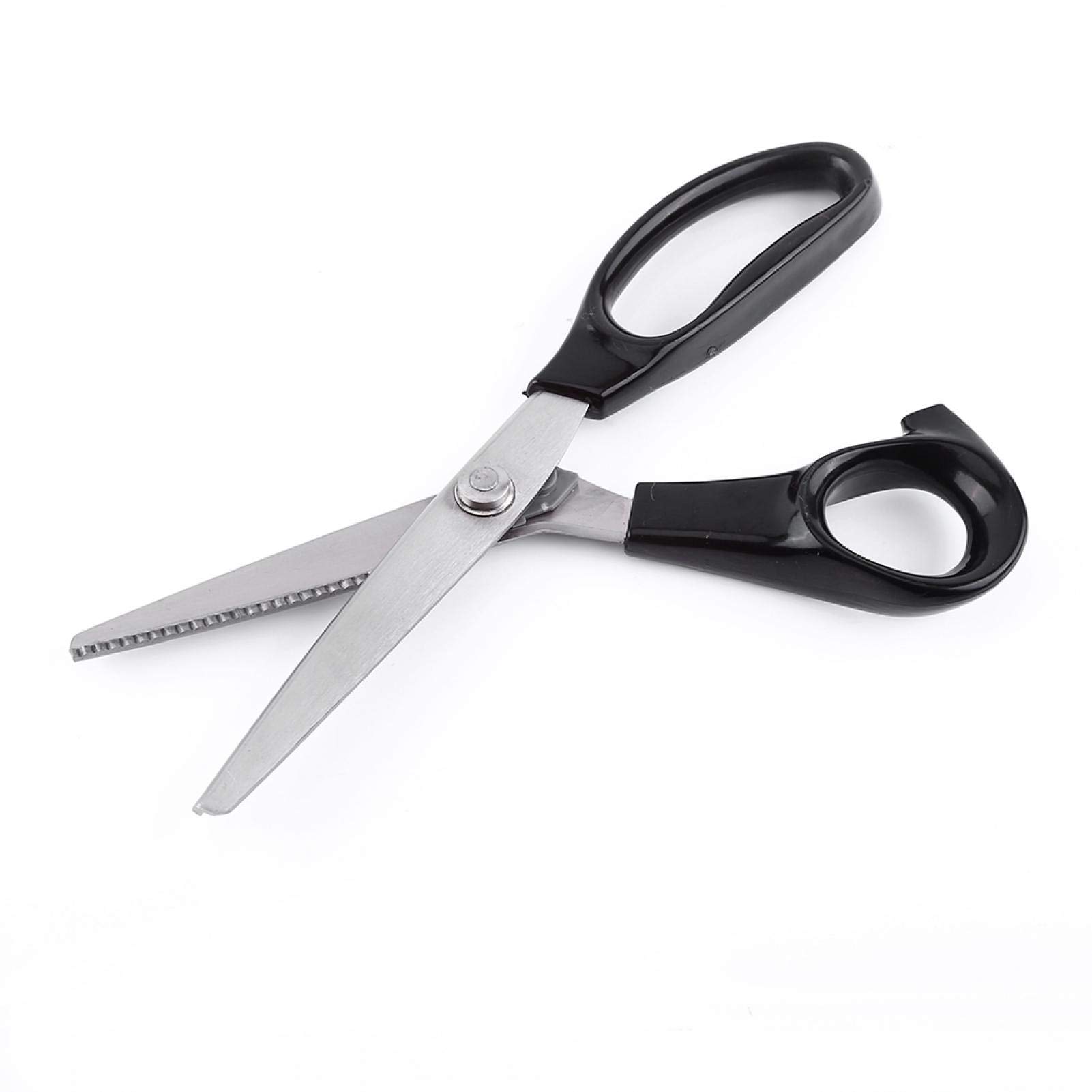 Pinking Shears Fabric Decorative Pinking Shears Scissors Clipper Professional Stainless Steel Dressmaking Sewing Craft Scissors(3mm)