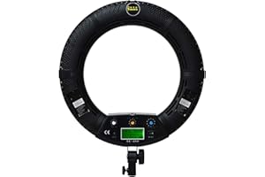 Yidoblo 18 inch LED Ring Light Kit Dimmable RGB/W Colors Photo Studio Video Portrait Film Selfie YouTube Photography Lighting Set with