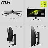 MSI MAG 342CQR E2 34 Inch UWQHD Curved Gaming Monitor 180 Hz 1ms view 4