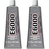 Eclectic Products 220011 2 Pack 3.7 oz. E-6000 High Viscosity Multi-Purpose Adhesive, Clear Product Name