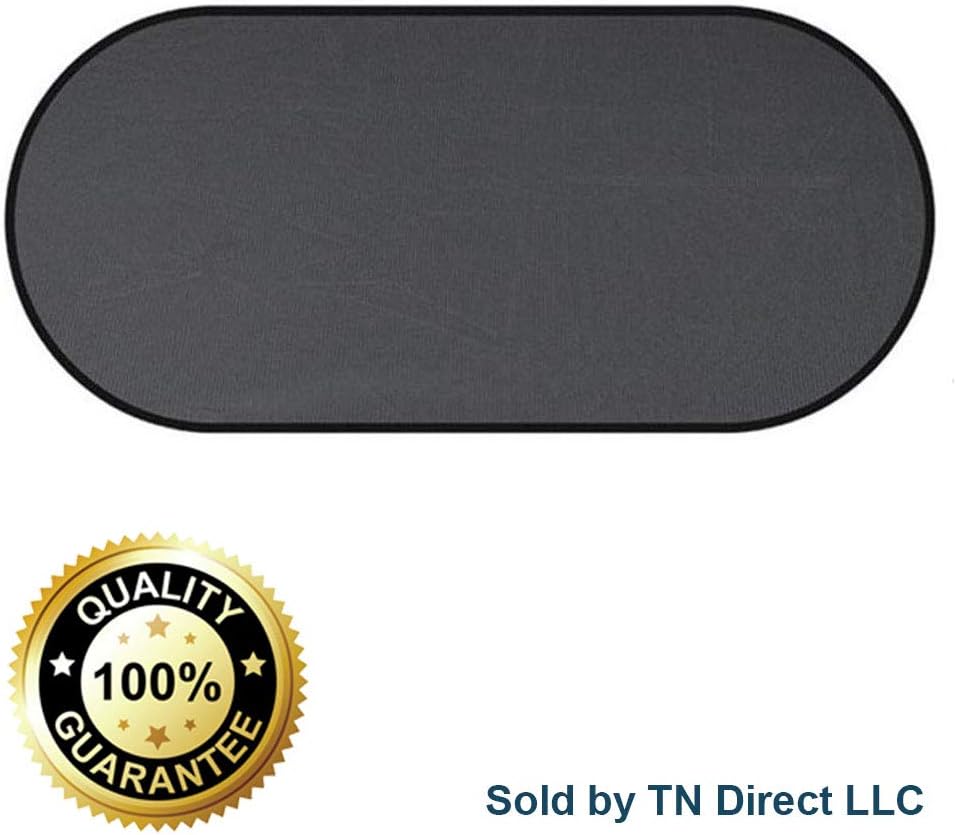 COMFOBEE Upgraded Car Window Sun Shade No Suction Cups Needed - Block UV Rays from Sun - Skin Protection for Kids, Pets, and Humans - Keep Your Car Cool - Easy Installation (Rear)