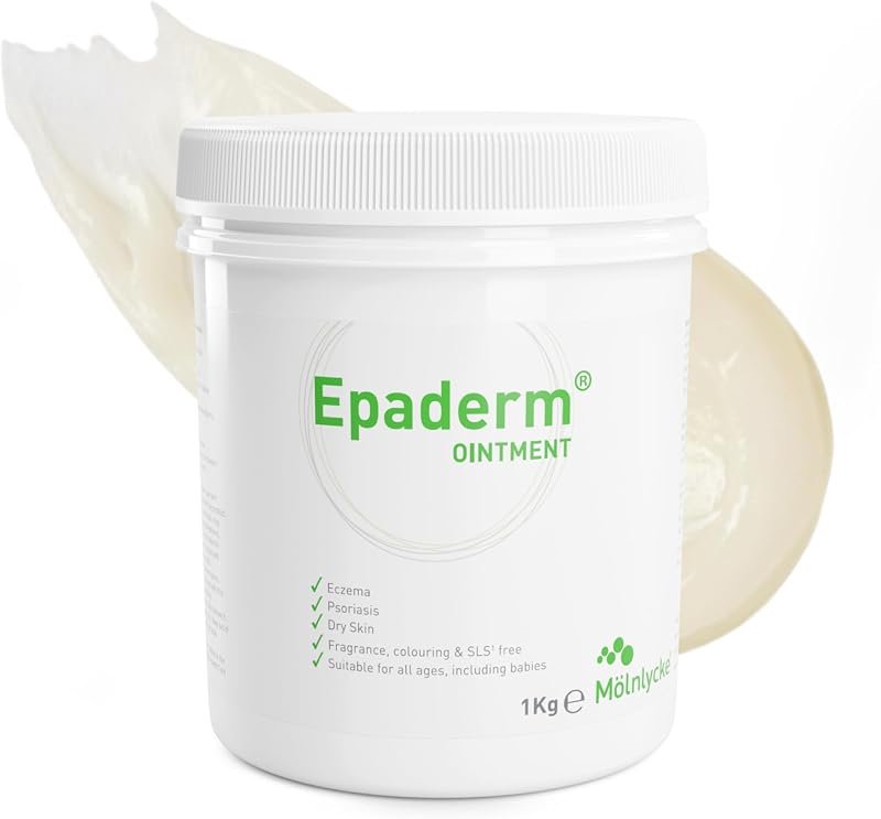 Epaderm Emollient 1kg for Dry Skin Eczema Psoriasis Bath Cleansing