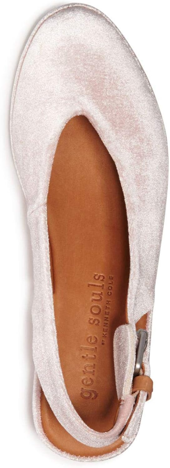 gentle souls noemi suede slingback flats