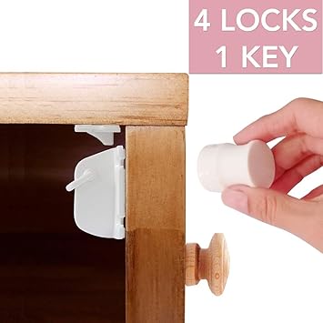 Flash Sale Akeekah Child Safety Cupboard Locks Set 4 Locks 1