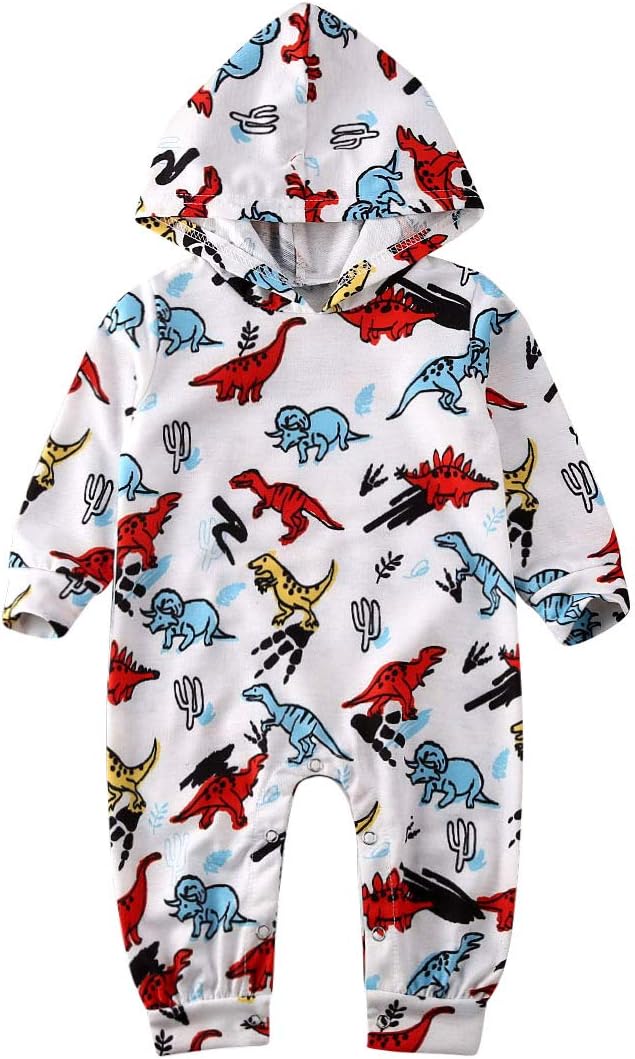 CQHY MALL Baby Girls Boys Cute Animal Print Romper Infant Solid Jumpsuit Clothes Sleeveless Bodysuit Outfits, 0-24 Months