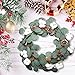 TOPHOUSE 2 Pack Artificial Eucalyptus Garland, 6.5ft Silver Dollar Leaves Fake Greenery Vines for Wedding Backdrop Arch Table Runner Wall Decor, Grey Green