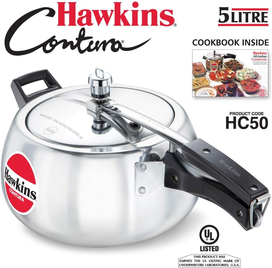 Hawkins Contura 5リットルアルミニウム圧力クッカー Mercantile International 圧力鍋 Amazon