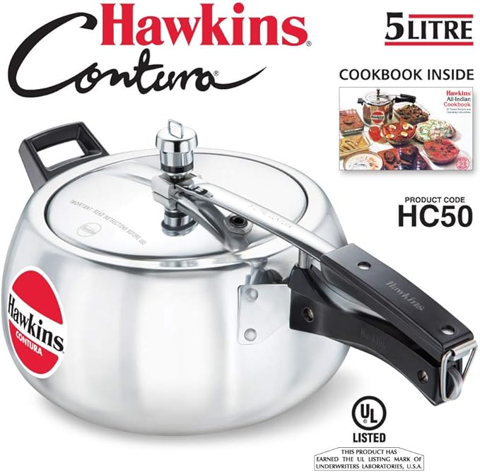 Amazon Hawkins Contura 5リットルアルミニウム圧力クッカー Mercantile International 圧力鍋