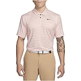 Nike Tour Men's Dri-FIT Striped Golf Polo (Madder Root/Black, FD5931-812) Size X-Large