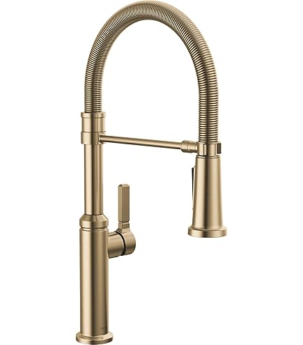 Delta Faucet Trinsic Pro Commercial Style Kitchen Faucet, Touch