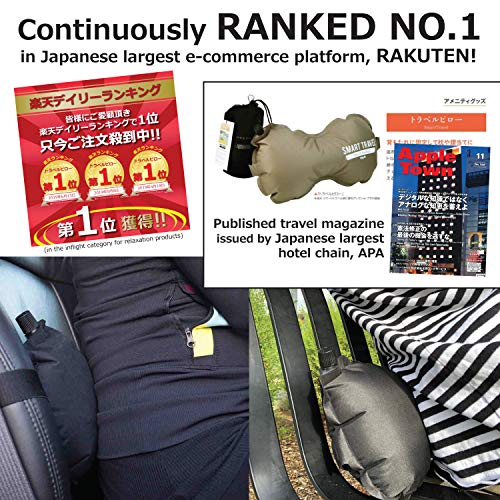 SmartTravel Inflatable Lumbar Support Pillow for Self