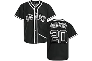UNLC Men’s Josh Gibson 20 Homestead Grays Negro National League Baseball Stitched Jersey S-5XL