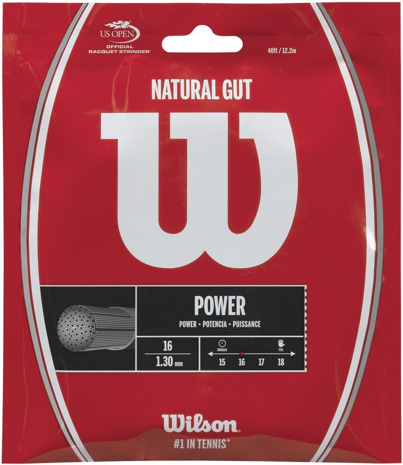 Luxilon Natural Gut Tennis Racquet String Sets in MultiPacks 16 and 17