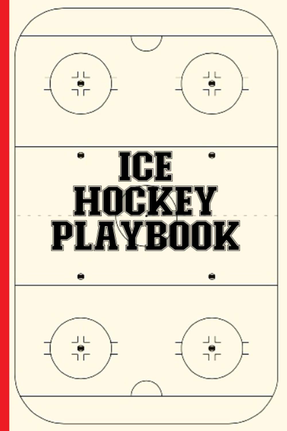 Ice Hockey Coaching Playbook: 21 Blank Ice Hockey Rink Diagrams Intended For Blank Hockey Practice Plan Template