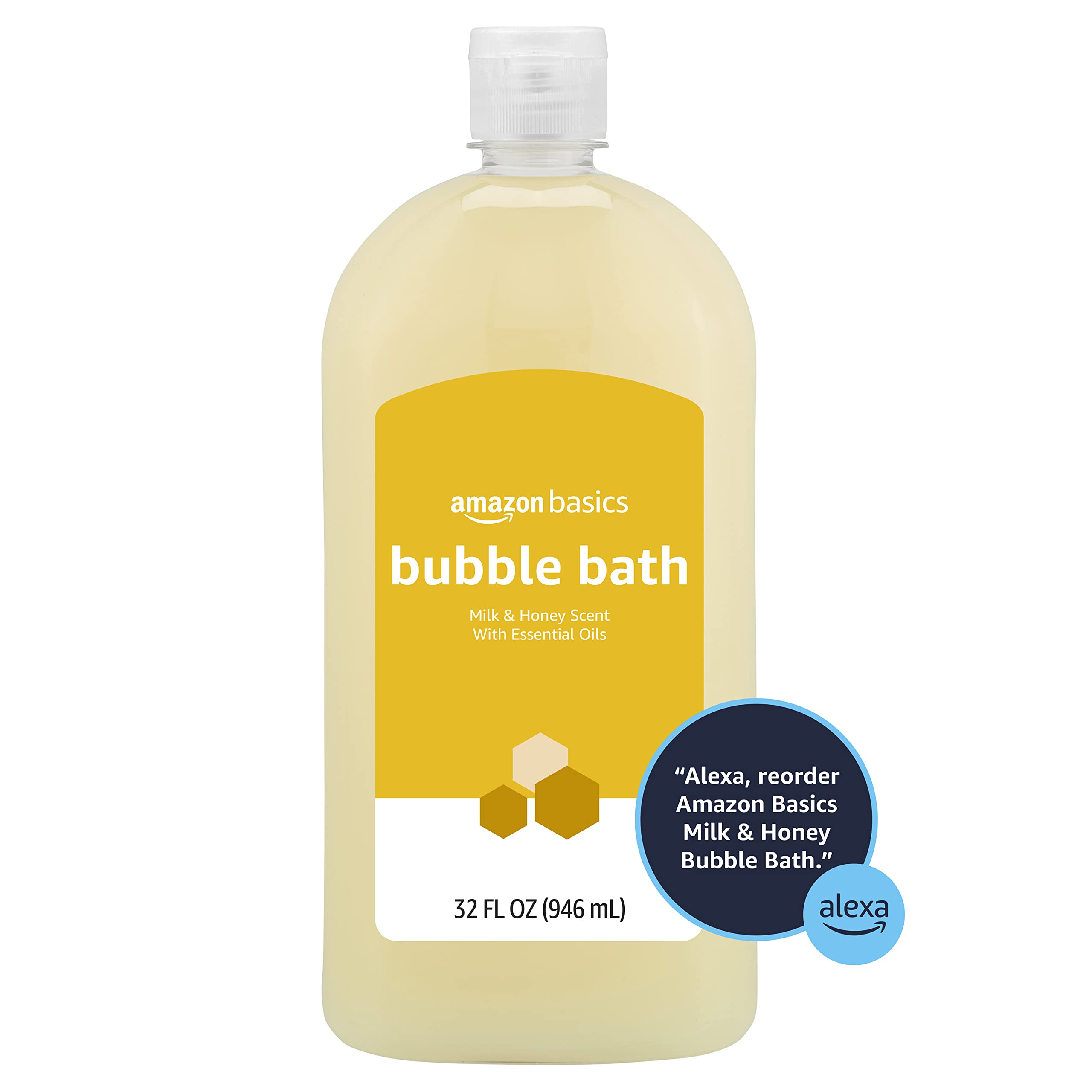 Amazon Basics Milk and Honey Bubble Bath, 32 Fluid Ounces, 1-Pack (Previously Solimo)