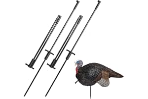 Turkey Decoy Stake -Collapsible & Lightweight Hunting Pole for Gobbler Hen, Durable LCD Replacement Decoy Accessories for Out