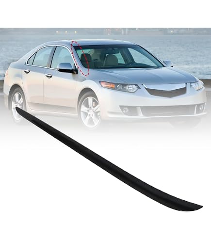 thumbnail image 2 of Acura TSX Windshield Molding Trim 2011-2014 – LH+RH, Mek-motoo, Plastic 2 of 2