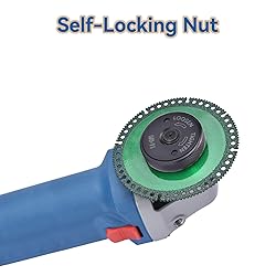 5/8"-11 Thread Angle Grinder Flange Nut, Self