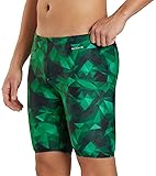Sporti Fractalicious Jammer Swimsuit - Green - 24