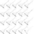 M METERXITY 20-Pack Boutonnieres Safety Pins, Plastic Triangle Corsage Pin Buttonhole Flowers Pins for Wedding/Bridegroom Bro
