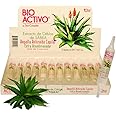 Bio Complex Bioactive Aloe Vera Capilar Cell Extract Ampoules 12 Pack – 0.61 oz Each, Intensive Hair Repair and Hydration Treatment
