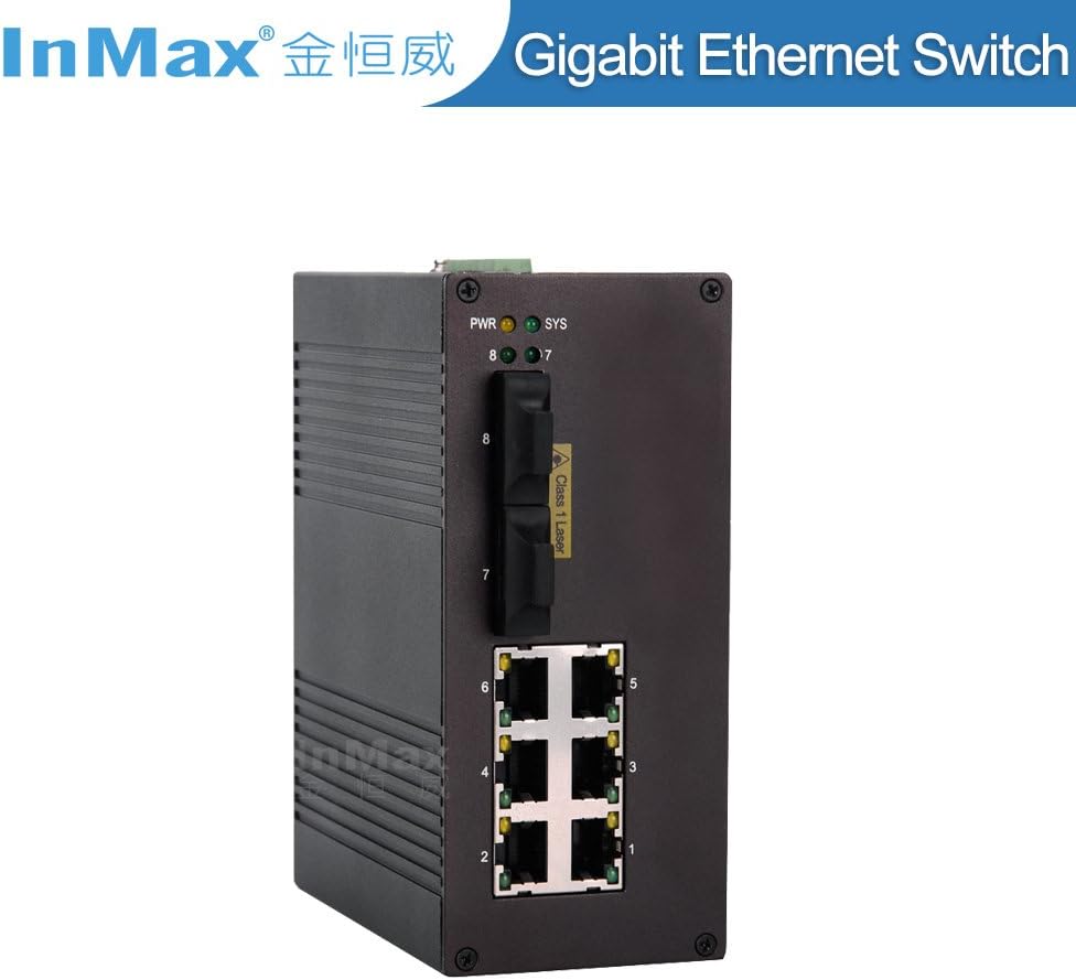 InMax i608A 100M 8 Port RIng Managed Industrial Ethernet Switch DIN Rail