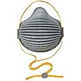Moldex 4800 AirWave N95 Plus Nuisance OV Disposable Respirator with SmartStrap, 8/DP, Standard, Grey (Pack of 8)