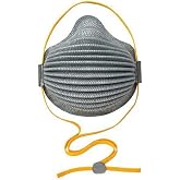 Moldex 4800 AirWave N95 Plus Nuisance OV Disposable Respirator with SmartStrap, 8/DP, Standard, Grey (Pack of 8)