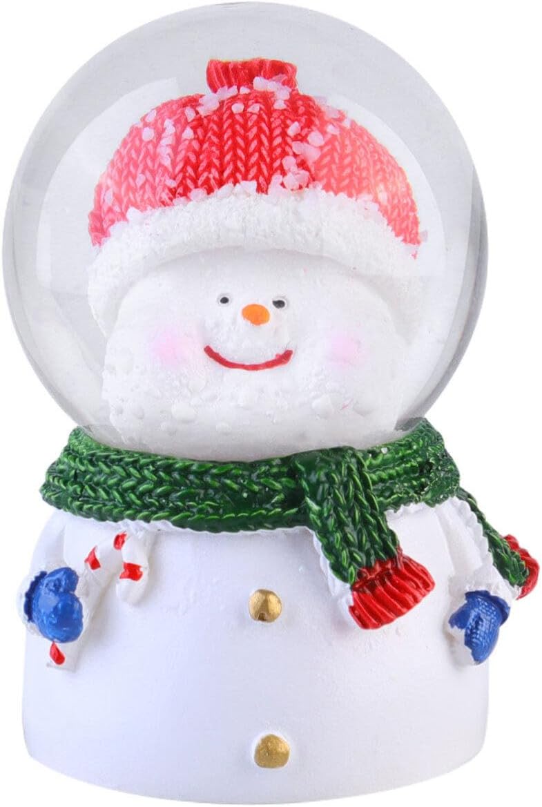 Snow Globes - VALICLUD Christmas Snow Globes for Kids Gifts Christmas Snowman Snow Globe Water Ball Decoration