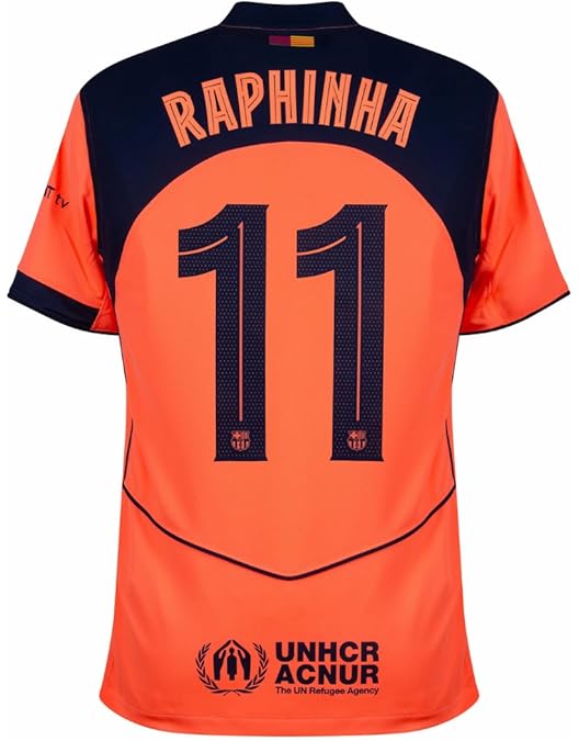 Amazon.com : Raphinha #11 Away Black Soccer Jersey for Men Fan