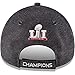 New Era Men's Heathered Black New England Patriots Super Bowl LI Champions Trophy Collection Locker Room 9FORTY Adjustable Hat