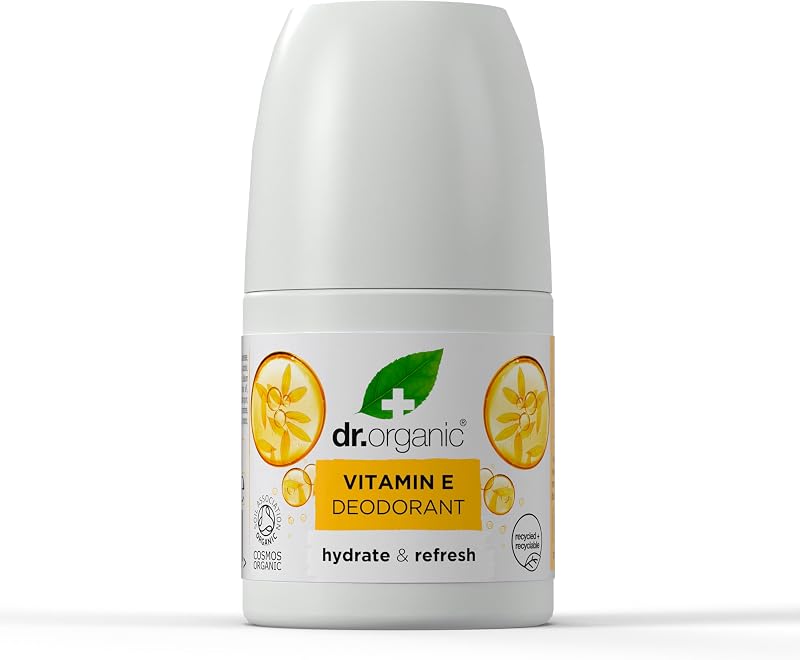 Dr Organic Vitamin E Deodorant Aluminium Free 50ml COSMOS Organic