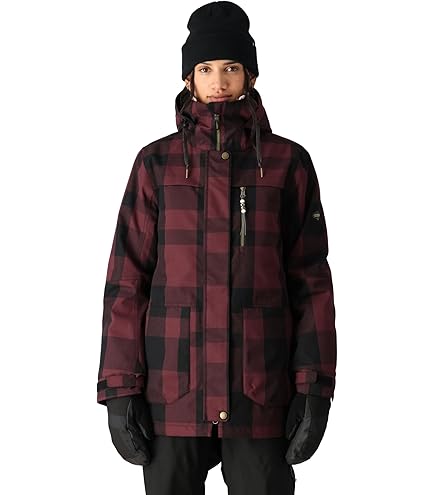 Amazon.com : Six Eight Six Women's Snowboard Jacket UPTON