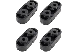 NovelBee 4 Pack of Rubber Exhaust Insulators Hanger Reduces Vibration Compatible with Chevy GMC Cadillac Escalade 15092802