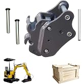 Semi Automatic Mini Excavator Attachment,Quick Hitch Attachment Fits mini 0.8-3 tons Excavator,Quick Hitch Quick Coupler for AGT Mini Excavator Chinese Mini Digger