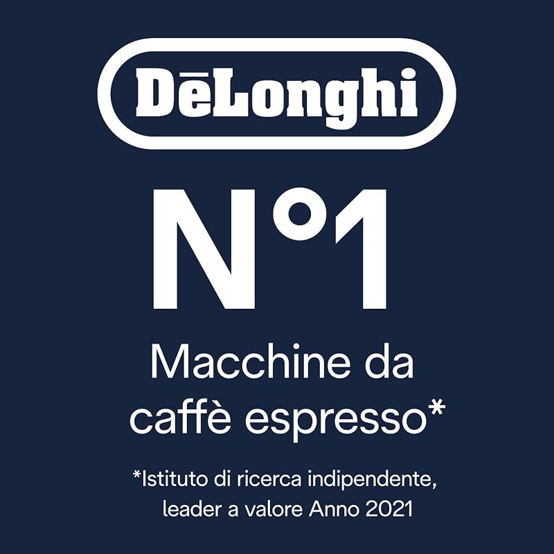 Eletta Cappuccino Evo ECAM46.860.B, Macchina Caffè Automatica con Montalatte Automatico, Espresso e Cappuccino One-Touch, 6 Ricette Preimpostate, Schermo LCD, Nero