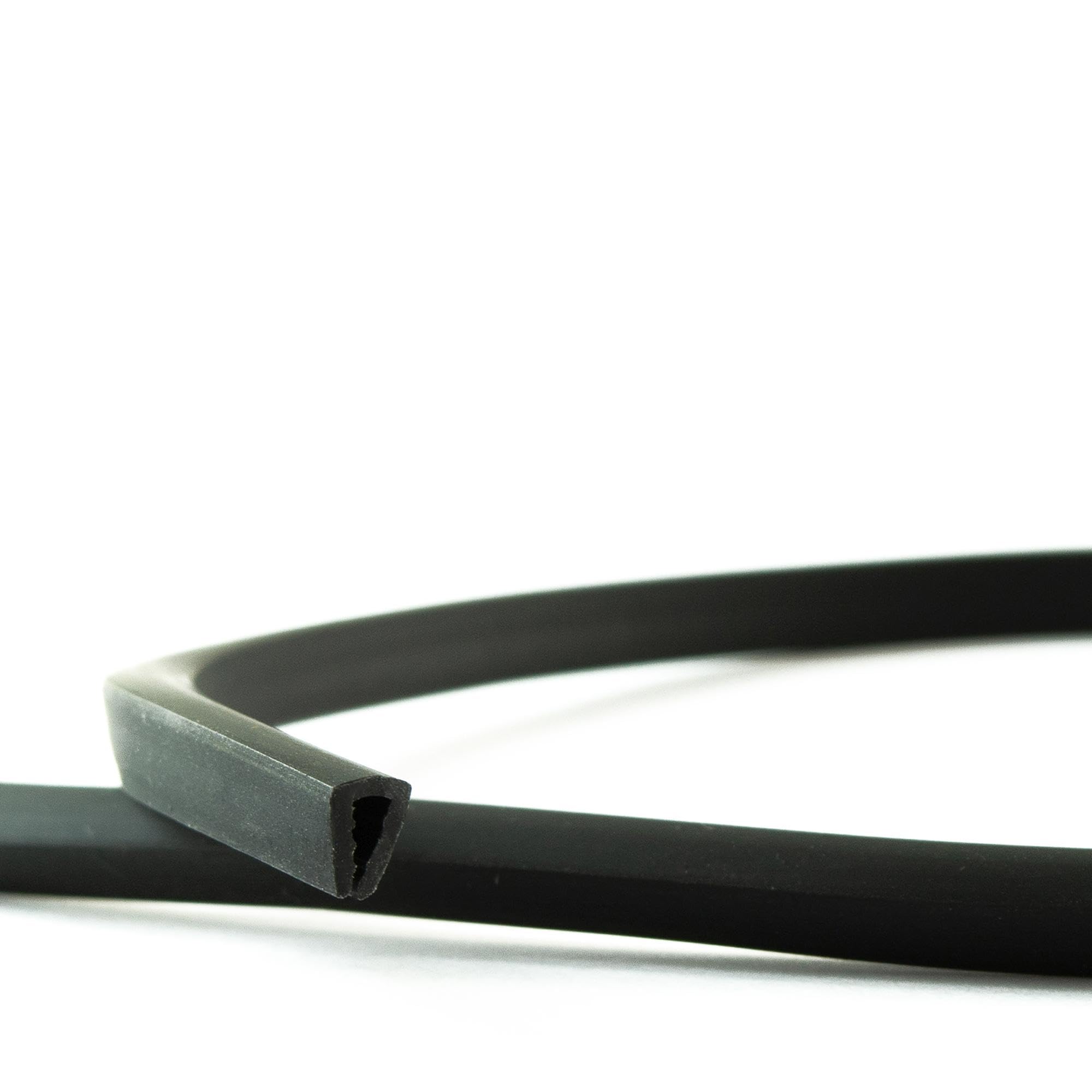 Eutras Edge Protection KSO4006 Edge Protection Strip – Split 2.0 mm – Black – 3 M, Black, 2202