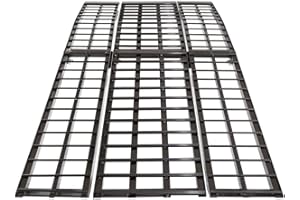 Rage Powersports Black Widow BW-9440-HD Aluminum 7' 10" Arched Folding Motorcycle Ramp