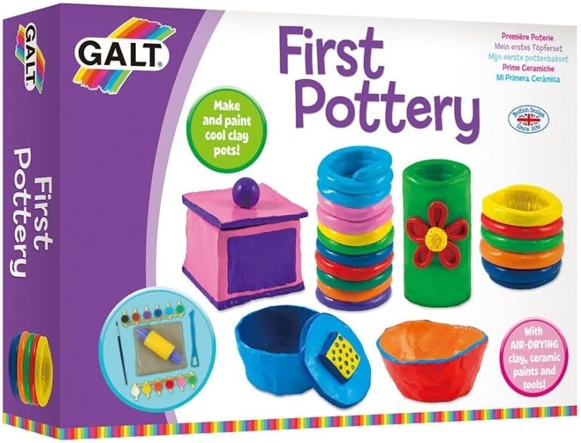 Galt First Pottery Fun Arts and Crafts Kit for Kids ages 6+