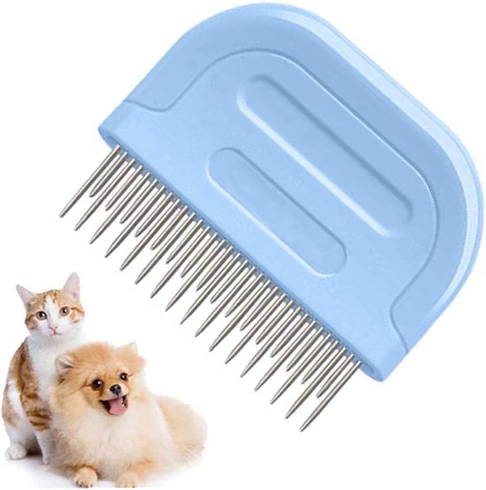 Image result for Zonsuse Pet Flea Combs, Cat Dog Grooming Flea Comb, Pet Flea and Tick ...