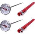 KT THERMO Dial Refrigerator Thermometer - 2 Inch Stainless Steel Freezer/Refrigerator Thermometer - View #2