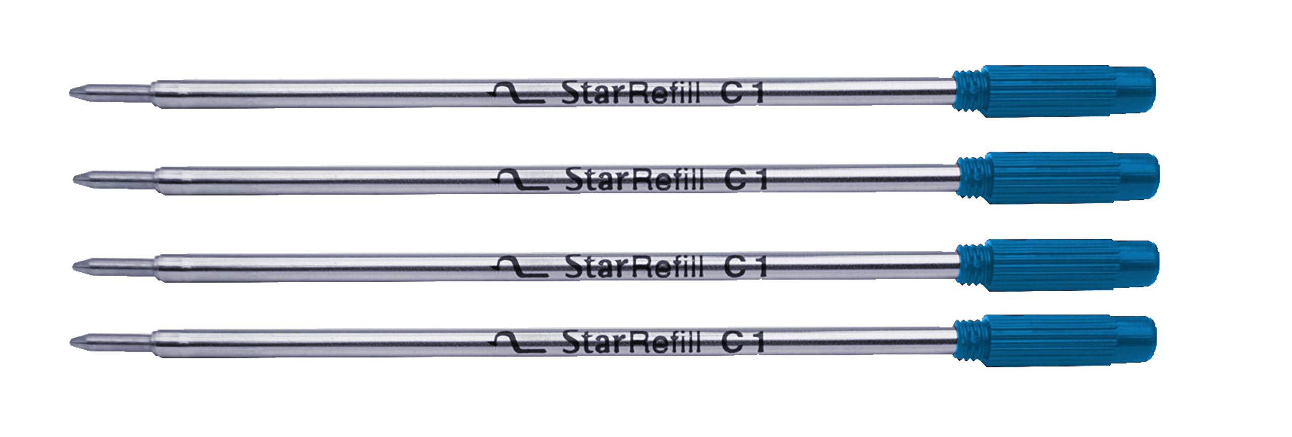 Starminen AG: C1 StarRefill for Cross Ball Pen, Blue Ink, Pack of 4.