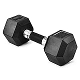 Yes4All Hex Dumbbell Rubber Grip - Premium heavy