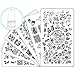 Ejiubas Nail Stamper Nail Stamping Kit - Nail Stamp Nail Polish Stamper Scraper